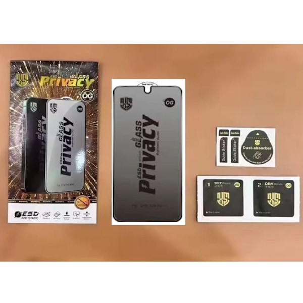Samsung Galaxy S25 ULTRA 5G -Privatliv Skærmbeskytter/ Privacy Screen Protector 2 PACK