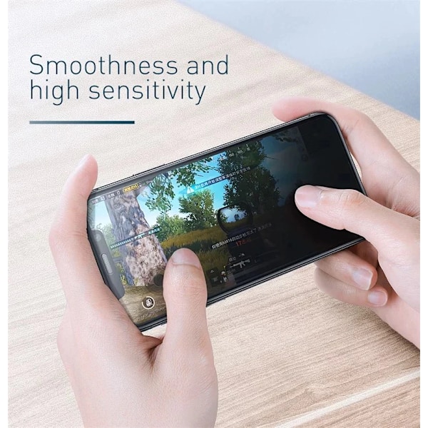 2 PACK- Fingerprint Unlock Sekretess Skärmskydd Samsung Galaxy S21 5G, Privacy Screen Protector