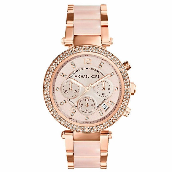 Michael Kors MK5896 Damklocka med Rosa Urtavla