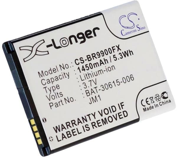 Batteri til BlackBerry JM1 Erstatningsbatteri