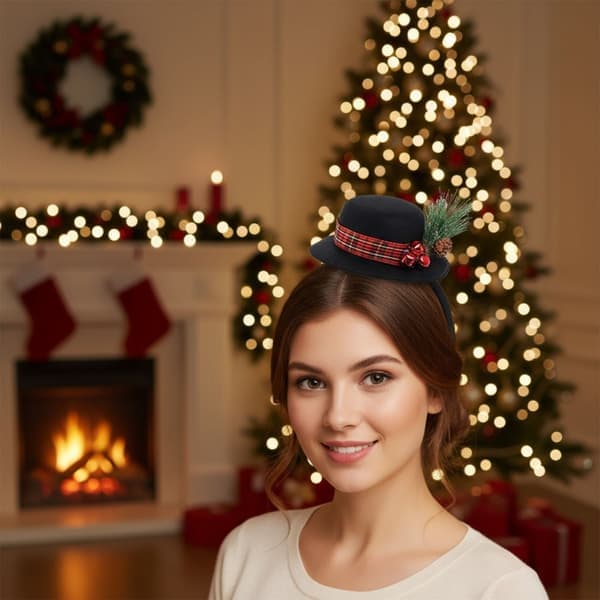 Julefrokost Hårbånd Stofhat Rekvisitter Til Kvinder Mænd Børn Begivenhed Stil 2 Style 2