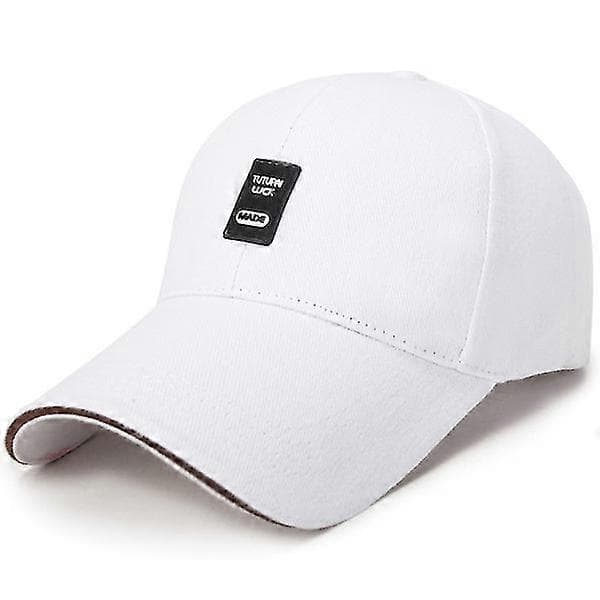 Baseball Golf Caps for men, høst, hvit White