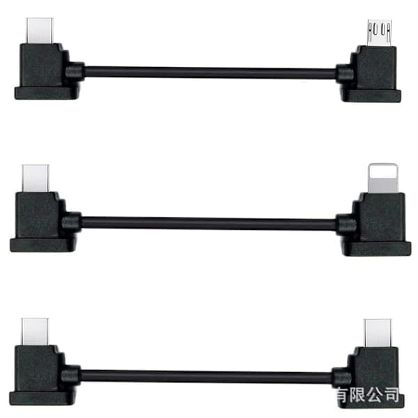 Kabel til belysning/USB Type-C/Micro-USB til DJI Mavic Air2 mini2 USB Type-C PVC 15CM USB Type-C PVC 15 cm USB Type-C PVC 15 cm USB Type-C PVC 15 cm