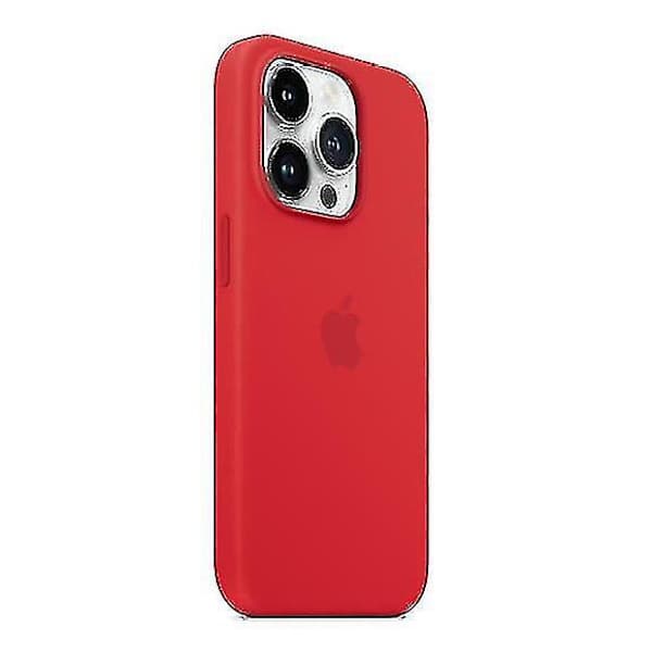 Silikonskal till iPhone 14 Pro Röd Red