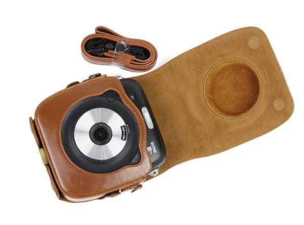Perfekt kamerataske til Instax Square + rem brun brown