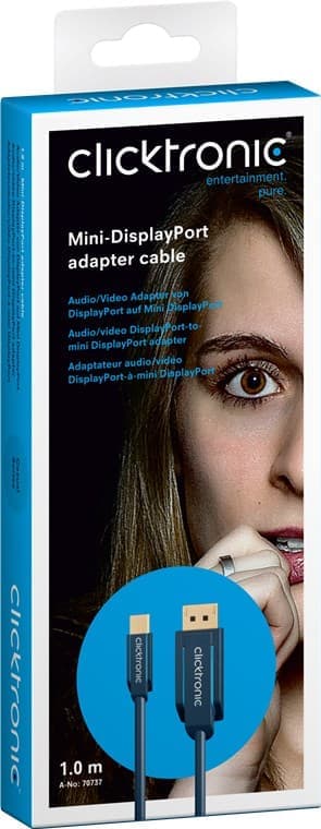 DisplayPort™ till mini DisplayPort™ adapterkabel