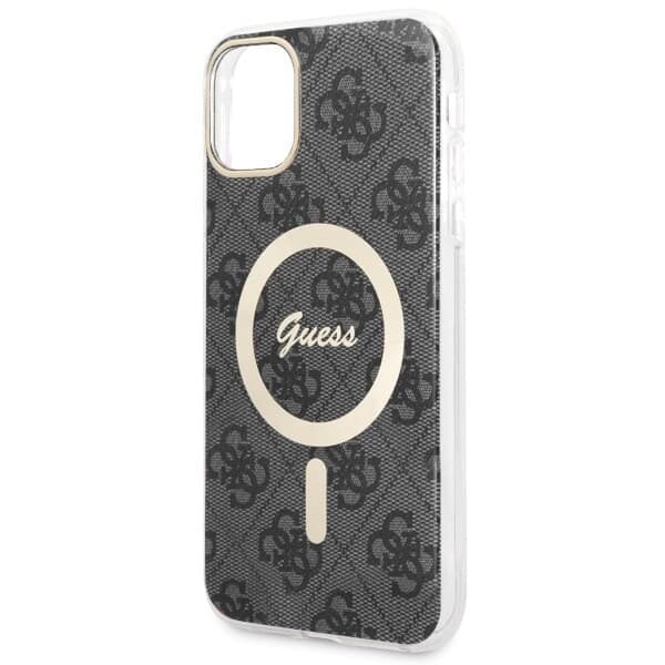 Guess GUHMN61H4STK cover til iPhone 11 - sort 4G MagSafe