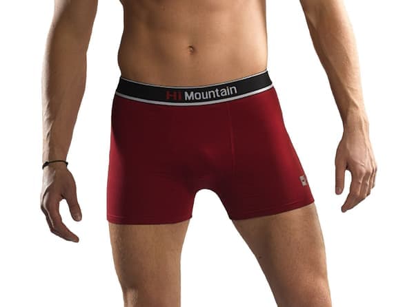UNDERWEAR MEN'S BOXERS BLACK/RED M