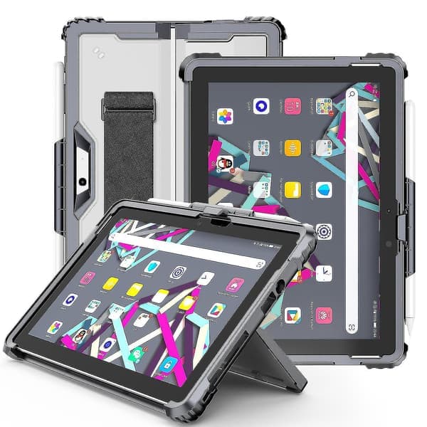Stötsäkert handhållet surfplattefodral kompatibelt med Microsoft Surface Go 1/2/3