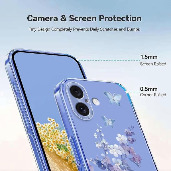 Maalattu TPU-kuori iPhone 16:lle