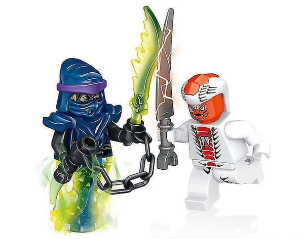 24 minihahmoa Phantom Ninja vs. Python Monster Tribe koottavat rakennuspalikat poikien lelut