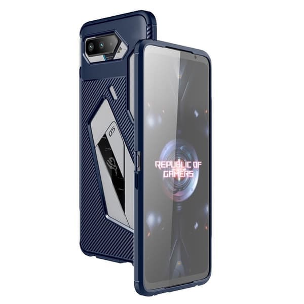 Carbon Shield Asus ROG Phone 5-fodral - Blå Blå