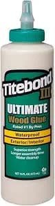 Titebond III Ultimate Trälim, 473 ml #1414 1 Quart 1 Quart