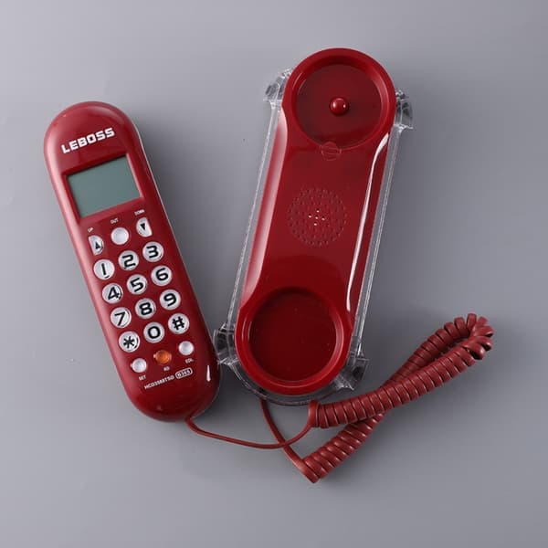Kabeltelefon Hvid White