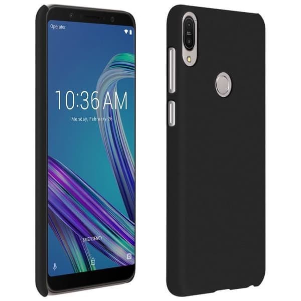 Etui - Zenfone - Max Pro M1 - Polycarbonat - Blød berøring - Anti-ridse sort