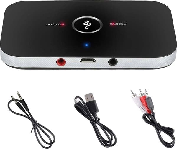 2-i-1 Bluetooth-sender og -mottaker trådløs lydsender