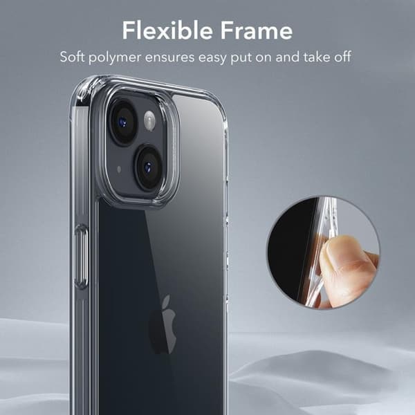 ESR Mobilskal till iPhone 15 Plus Ice Shield - Klar Transparent