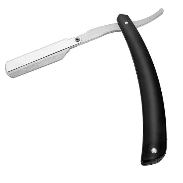 Barberkniv i rustfrit stål, foldbar, til salonbrug, til klipning af hår