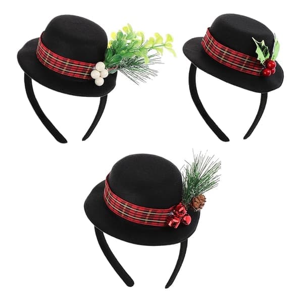 Julefrokost Hårbånd Stofhat Rekvisitter Til Kvinder Mænd Børn Begivenhed Stil 3 Style 3