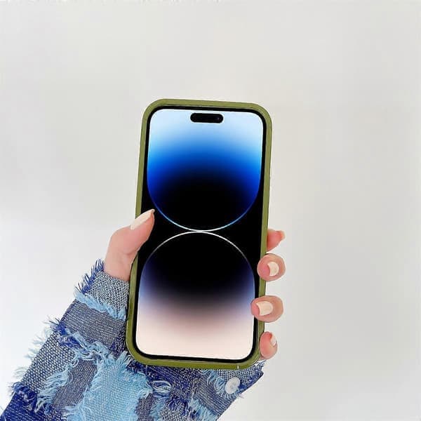För iPhone 14 Pro Plisserad Design Glansigt Mobilskal Mjukt TPU Baksidesskydd