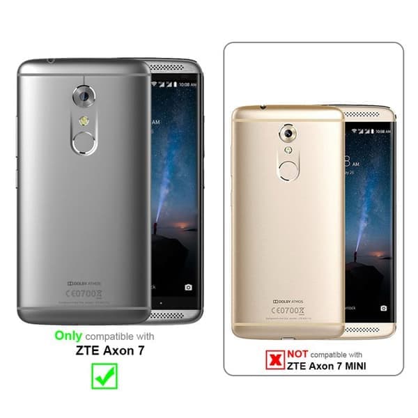 Etui til ZTE Axon 7 Etui i sort, beskyttelse til udendørs brug og arbejde Sort