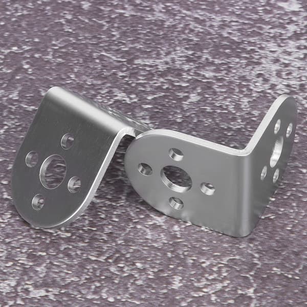 Aluminium L-formade fästen, set om 2, för Pitsco Tetrix Robotics