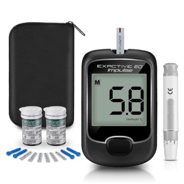 Exactive Eq Impulse Helautomatisk Högglukosmätare Med 50 Testremsor+50