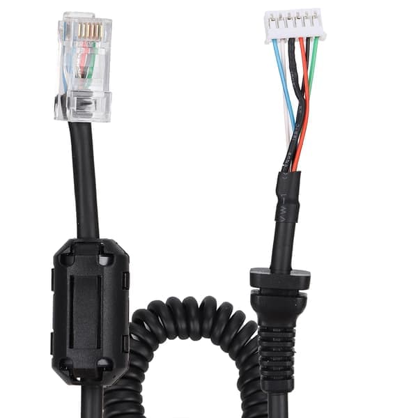 Opdateret version til YAESU 6-bens håndholdt mikrofonkabel med magnetisk ringtilbehør