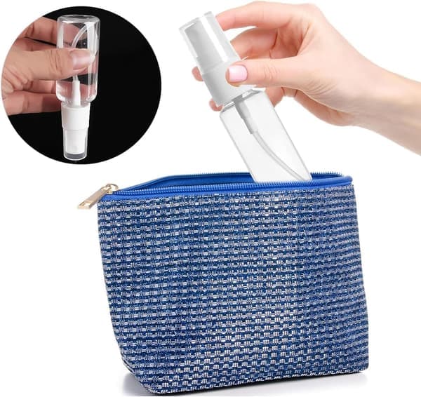 20 små 30 ml minisprayflaskor för påfyllning med plastparfym