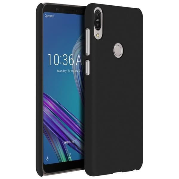 Etui - Zenfone - Max Pro M1 - Polycarbonat - Blød berøring - Anti-ridse sort