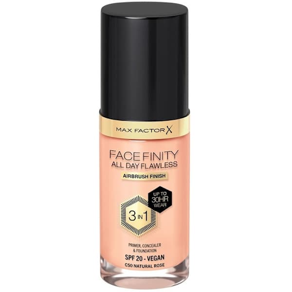 Max Factor Facefinity 3 In 1 Foundation 50 Natural Transparent