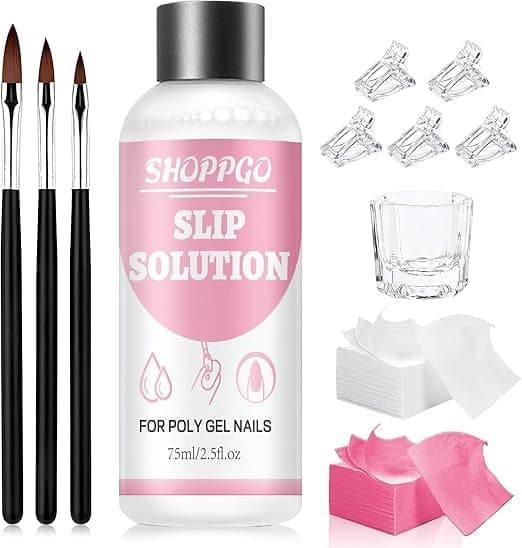 Poly Gel Slip Solution Kit - 150ml Slip Solution for Extension Poly Gel