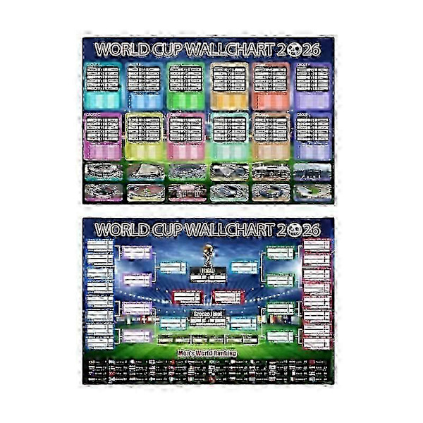 VM 2026 Spelschema Affisch