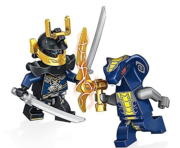 24 stk. Byggeklodser Plastik Mini Ninjago Samlefigur Legetøj