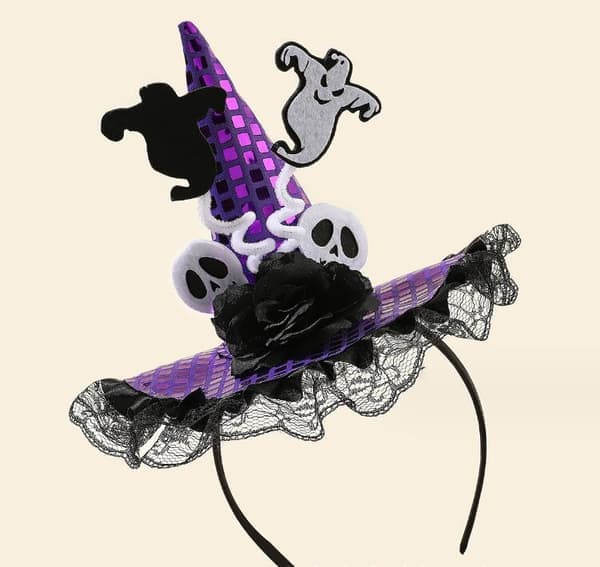 Halloween Hodeplagg Heksehatt Hårbånd Spøkelser Ghosts