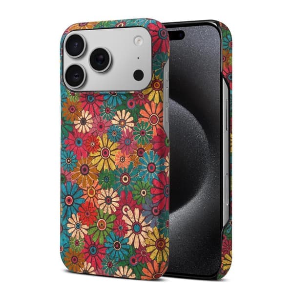 Etui til iPhone 15 Pro Egnet Blomst Originalt Design