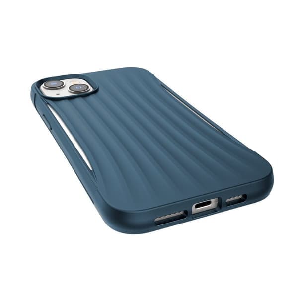 Raptic X-Doria Clutch-deksel iPhone 14 bakdeksel blå