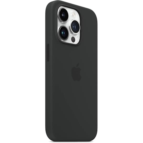 Apple - Midnattsilkonfodral med MagSafe för iPhone 14 Pro