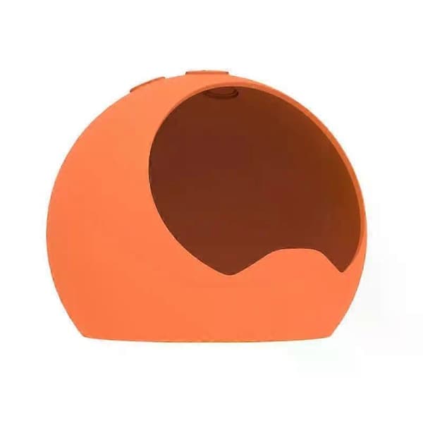 Silikonikotelo Amazon Echo Dot 4 -kaiuttimelle Pölytiivis kotelo Pehmeä kotelo Echo Dot 4 -kaiutintarvikkeille Oranssi Orange