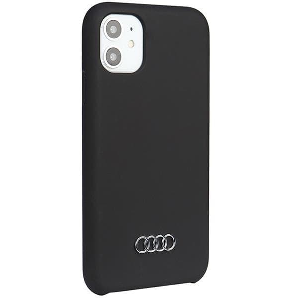 Audi silikonecover til iPhone 11 / Xr - sort AU-LSRIP11-Q3/D1-BK