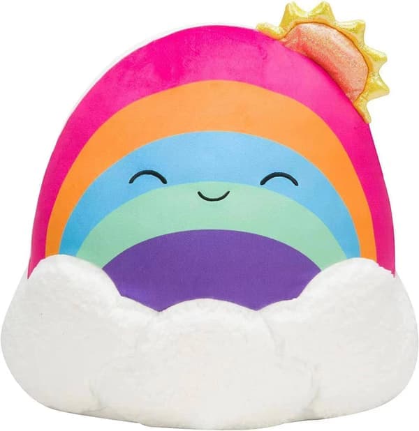 20 cm Squishmallow Plyschleksak - Regnbåge
