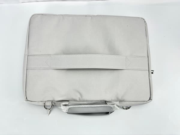 Stilfuld grå laptoptaske i Oxford-stof til 13\" MacBook