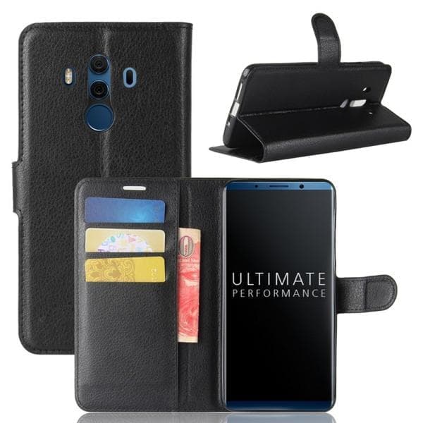 Pung Etui Huawei Mate 10 Pro - Sort
