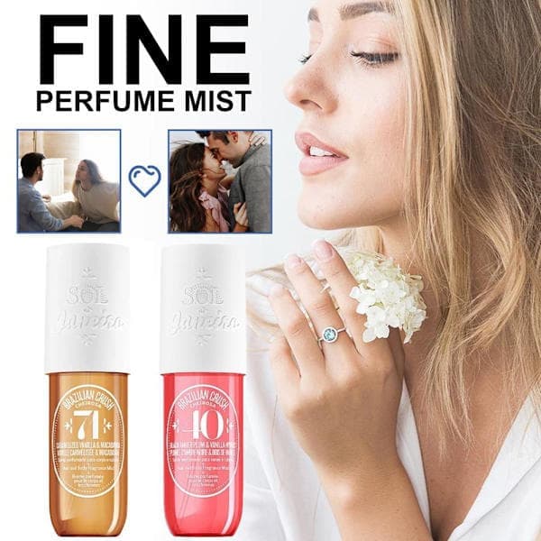 Hår- och kroppsparfymspray 90ml, presentflaska med doftmist