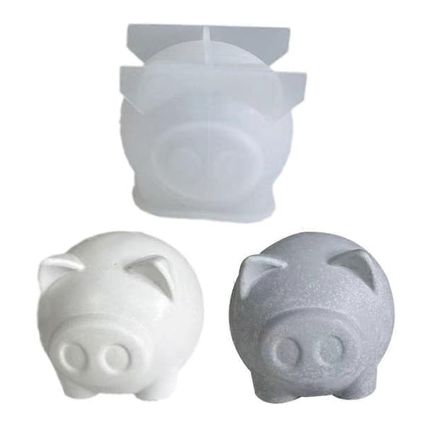 Stearinlys, Epoxy, Lermuld Søde Dyr Fondantforme, 3D-formede Silikoneforme