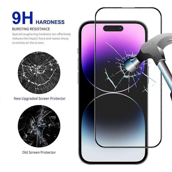 För iPhone 16 Plus Härdat Glas