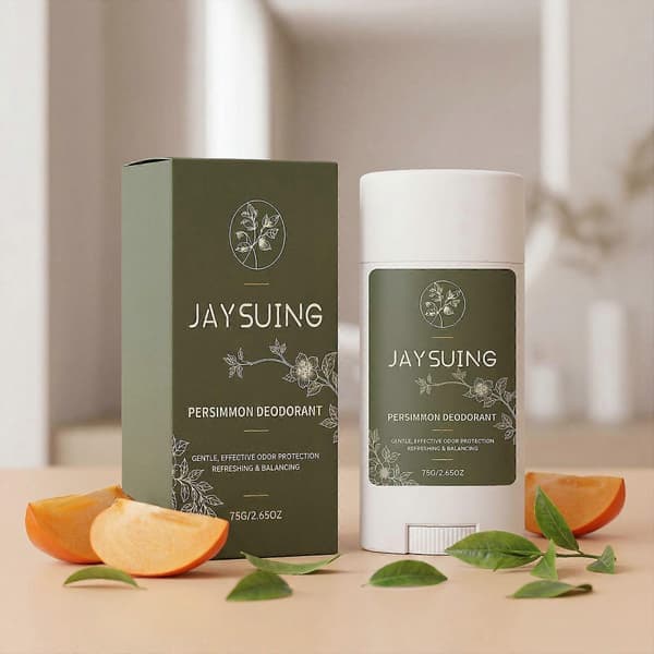 Naturlig Persimmon Deodorantstift, Heldagslukt Eliminator for Underarmer, Frisk Deodorant 75g