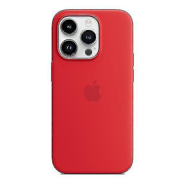 Silikonskal till iPhone 14 Pro Röd Red