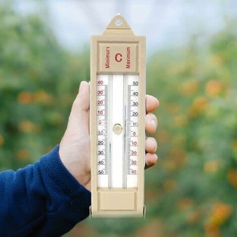 Digitalt drivhustermometer, maks. min. termometer - udendørs have drivhusvæg, vægtermometer i klassisk design