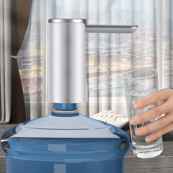 Vattenpump Dryckespump Dispenser VIT Vit White